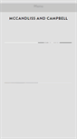 Mobile Screenshot of mccandlissandcampbell.com